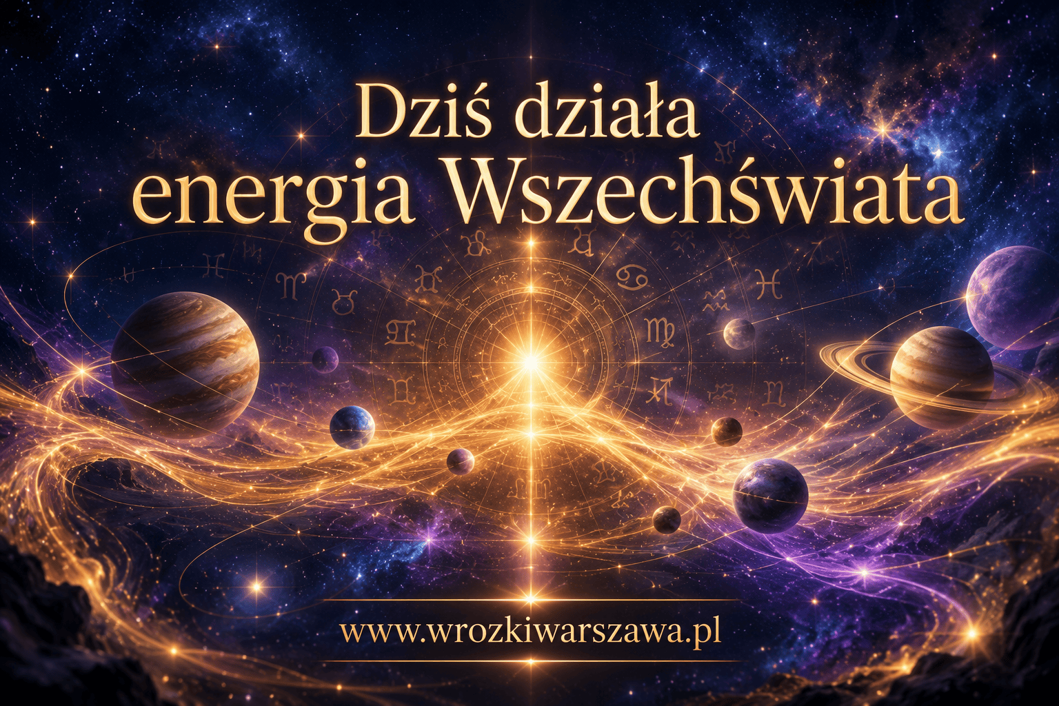 Energia astrologiczna dnia – układ planet i wpływ kosmosu